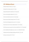 FF1 Wildland Exam 42 &vert;Review &vert; Questions with 100&percnt; Correct Answers &vert; Verified &vert; Latest Update