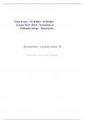 NUR2063 / NUR2063 Essentials of Pathophysiology - Rasmussen