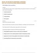 NR 302 HEALTH ASSESSMENT I WEEK 1 QUESTIONS WITH 100% SOLVED SOLUTIONS