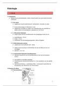 Histologie samenvatting BMLT