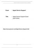 Apple Device Support Exam &lpar;SUP-2024&rpar; Dumps