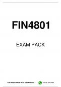 FIN4801 EXAM PACK 2025