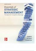 Ebook Essentials of Strategic Management The Quest for Competitive Advantage 7th Edition by John Gamble