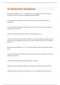 IB 40 Behavioral Questions And Answers