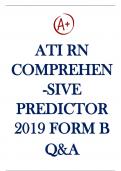 ATI RN VATI Comprehensive Predictor 2019 Form B