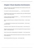 Chapter 2 Exam Question And Answers