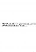 NR546 Week 2 Review Questions and Answers 100%Verified Solutions Rated A+.
