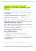 Ryan air Conversion 1 Exam Questions with Correct Answers 2024 Update