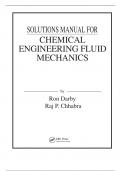 Solutions Manual Chemical Engineering Fluid Mechanics 3rd Edition by Ron Darby