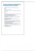 Florida Case Management Certification Review Exam Questions and Answers 2023&sol;2024