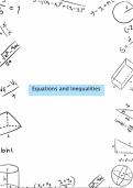 Equations and Inequalities IEB 
