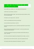UNIV 1301 Mid-Term exam with 100&percnt; correct answers 2024