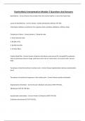 Dysrhythmia Interpretation Module 2 Questions And Answers