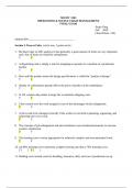 MGMT 3165 OPERATIONS SUPLY CHAIN MANAGEMENT FINAL EXAM