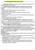 Health Information Systems Midterm Exam &ndash; Questions & Answers