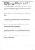 FTCE Professional Education Test &lpar;083&rpar; study guide