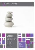 Strategic Management Creating Competitive Advantages Global Edition Gregory Dess 7e