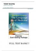 Test Bank For Medical Terminology 11th Edition By  Davi-Ellen Chabner&vert;&vert;ISBN NO&colon;10&comma;0323370918&vert;&vert;ISBN NO&colon;13&comma;978-0323370912&vert;&vert;All Chapters&vert;&vert;Complete Guide A&plus;&period;