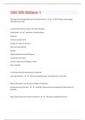 VEN 003 Midterm 101 Questions And Answers