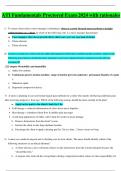 ATI Fundamentals Proctored Exam 2024 with rationales