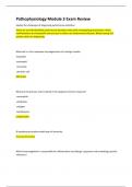 Pathophysiology Module 3 Exam Review Best Solution Download To Score An A&plus;