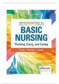 Test Bank Davis Advantage for Basic Nursing Thinking, Doing, and Caring Thinking, Doing, and Caring Third Edition by Leslie S. Treas |ISBN NO- ISBN NO- | Chapter 1-46|Complete Guide A+
