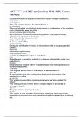 ASNT VT Level II Exam Questions With 100&percnt; Correct Answers&period;