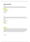 BATES TEST BANK Q & A&sol;100&percnt; CORRECT ANSWERS Graded A&plus;