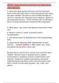 HESI comprehension practice test Questions And Answers 