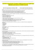 VATI PN Comprehensive Predictor 2020 Form B Green Light Exam Questions and Answers &lpar;Verified Answers&rpar;