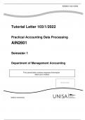 Practical Accounting Data Processing AIN2601