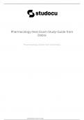 Exam for pharmacology hesi exam study guide