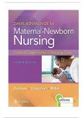 Test Bank: Maternal-Newborn Nursing: The Critical Components of Nursing Care, 4th Edition, Roberta Durham, Linda Chapman