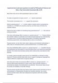 Important terms and exam questions to study for Philosophy of Sciences and Ethics&comma; Vrije Universiteit Amsterdam &lpar;AB&lowbar;1217&rpar;