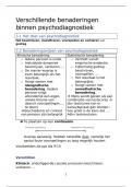 Verschillende benaderingen binnen psychodiagnostiek