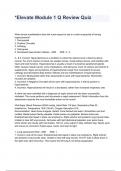 &ast;Elevate Module 1 Q Review Quiz