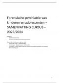 (Uitgebreide) Samenvatting Psychopathologie van kinderen en adolescenten