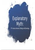 Myth 19th cent Etiology-Etymology