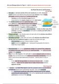 Unit 2 Summary Edexcel International A Level Biology - Chapter 4