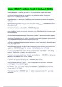 CNA TMU Practice Test 1 Solved 100&percnt;