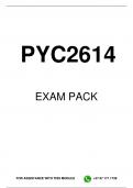 PYC2614 EXAM PACK 2025