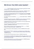 WA Drivers Test 2024 Latest Update&excl;&excl;