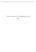 Medical Emergencies Fisdap Questions and Answers with Rationale 3rd test Guaranteed Success