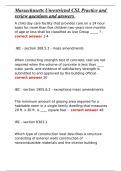 Massachusetts Unrestricted CSL Practice and review questions and answers 