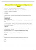 AP Statistics Midterm Review&colon; Chapters 1-6&sol;52 questions and answers