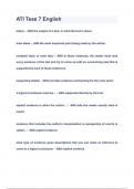 ATI Teas 7 English Questions & Answers 2024&lpar;A&plus;GRADED 100&percnt;VERIFIED&rpar;