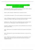 Maternity and pediatric nursing test With Answers&vert;A&plus; Graded