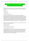 Maternal and Pediatric Nursing &ndash; Midterm Exam With Answers &vert;A&plus; Graded