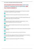 2024 DAANCE CERTIFICATION EXAM LATEST PRE-TEST EXAM ALL MODULES GRADED A &plus; &lpar;COMPLIED FROM REAL EXAM&rpar;