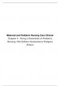 Maternal and Pediatric Nursing Care Clinical Chapter 4 - Wong s Essentials of Pediatric Nursing 10th Edition Hockenberry Rodgers  Wilson